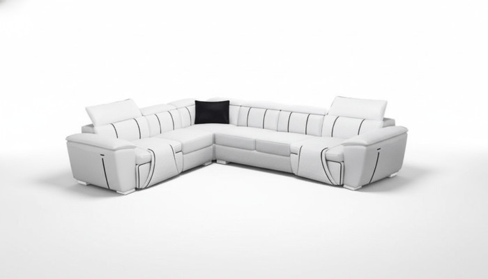Ecksofa Eckcouch Polster Wohnlandschaft Moderne Design Sofa Sitz Garnituren 2tlg