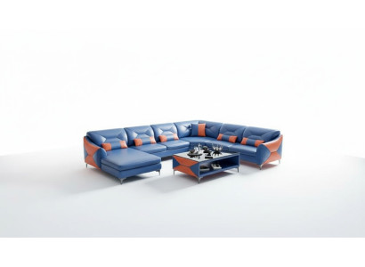 Eckcouch Polster Wohnlandschaft Moderne Ecksofa Design Sofa Sitz Garnituren 2tlg