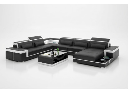 Ecksofa Design Moderne Wohnzimmer Möbel Eckcouch Lederpolster Couch