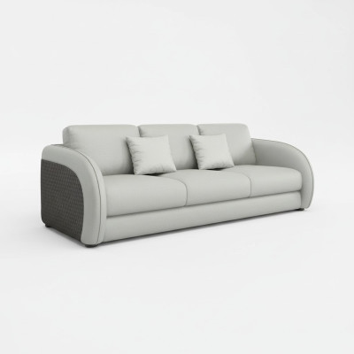 Ledersofa Sofagarnitur Polster Couchen Klassische Wohnzimmer Möbel Sofa 321 Neu
