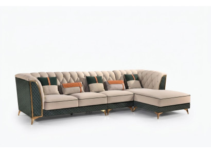Ecksofa L Form Modernes Sofa Ledersofa Eckgarnitur Polster Wohnlandschaft
