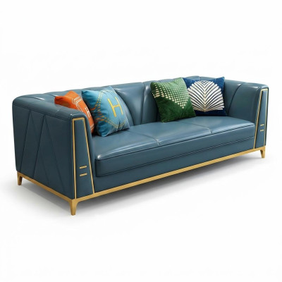 Chesterfield Sofa Couch Dreisitzer Polster Couch 3er Couchen Polster Leder
