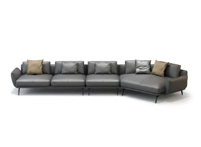 Lederpolster Design Ecksofa Couch Sofa L Form Wohnlandschaft Wohnzimmer