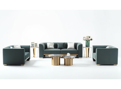 Sofagarnitur 3+2+1 Sitzer Set Design Sofas Polster Couchen Moderne Couch Möbel