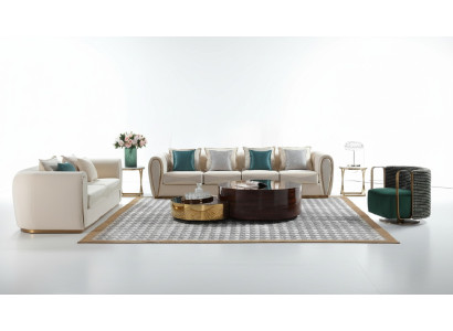 Zimmer Möbel Dreisitzer Couch Polster Neu Design Sofa Moderne Sitz Luxus Sofas