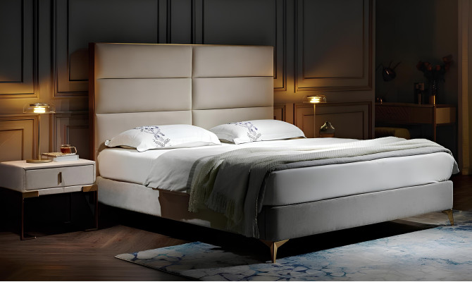 Bett Ehebett Design Luxus Luxur Polsterbett Designbett Textil Betten Doppelbett