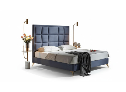 Komplettes Schlafzimmer Set Bett 2x Nachttisch 3 tlg. Sets Betten Designer Luxus
