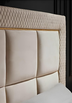 Design Luxus Doppel Hotel Betten Hotel Möbel Luxus Schlafzimmer Bett Polster Neu