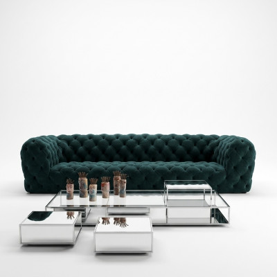 Chesterfield Viersitzer XXL Luxuriöses Lounge Clubsofa für Exklusiven