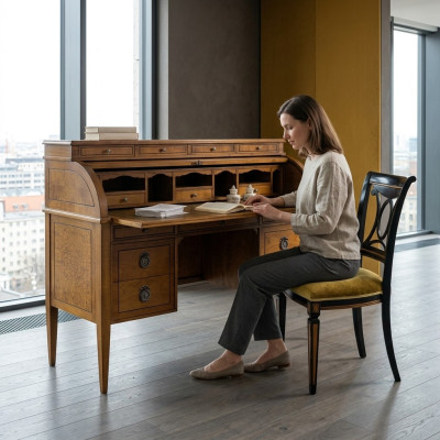 Bürotisch Schreibtisch Tische Computer Tisch Büro Einrichtung Sekretär Möbel Neu
