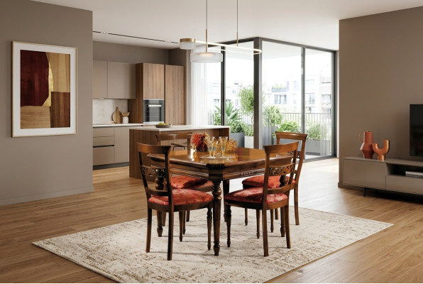 Set Ess Gruppe Holz Tisch Tische 5tlg Komplett Set Esstisch 4 Stühle Esszimmer