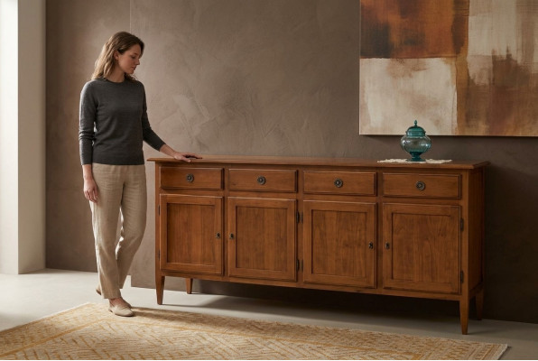 Kommode Anrichte Sideboard Braun Sideboards Massiv Holz Schrank Möbel Kommoden
