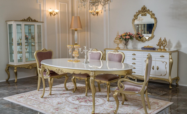 Esstisch Luxus Tisch Luxus Holztisch Italien Esszimmer Tische Klassische Möbel