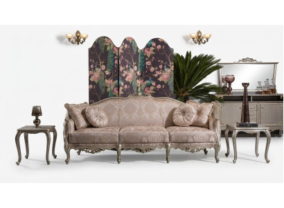 Polster Designer Möbel Dreisitzer Sofa 3 Sitzer Sofas Textil Couchen big