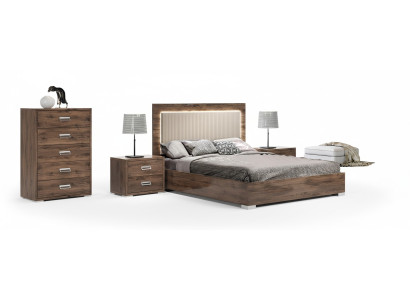 Bett Hotel Betten Polsterbett Doppelbett Holz Bettrahmen 180x200 Schlafzimmer