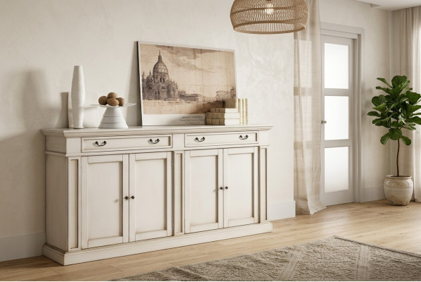 Möbel Anrichte Klassische Barock Stil Kommode Sideboard Kommoden Holz Schrank