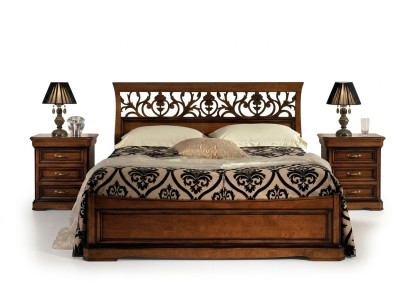 Bett Möbel Doppelbett Naturholz Schlafzimmer Möbel Design Betten Möbel Italien
