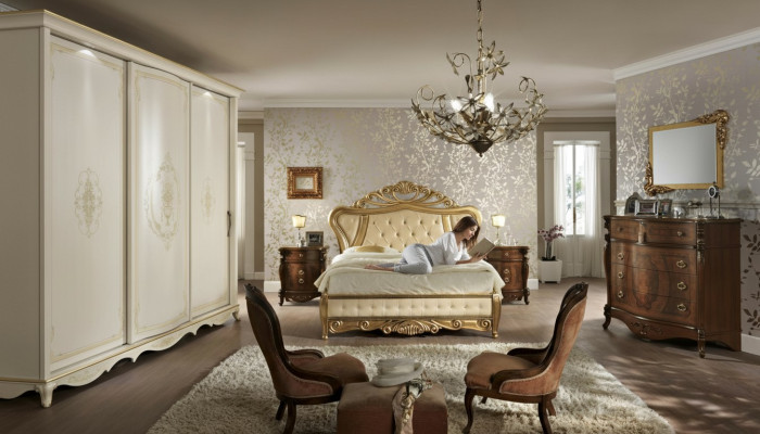 Nachttisch mit Schubladen Bettmöbel Design Schlafzimmer Möbel Massivholz 3tlg.