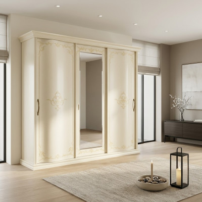 Kleiderschrank Schlafzimmer Kleiderschränke Klassische Möbel Weiß Mobilificio