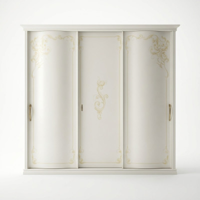 Schlafzimmer Kleiderschrank Schrank Holz Wohnzimmer Möbel Weiß Schränke Italien
