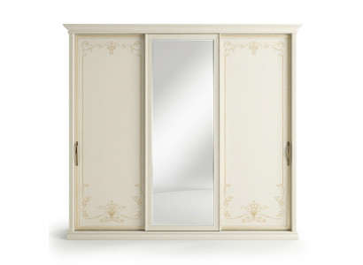 Schlafzimmer Kleiderschrank Schiebetüren Schrank Holz Mehrzweckschrank Spiegel
