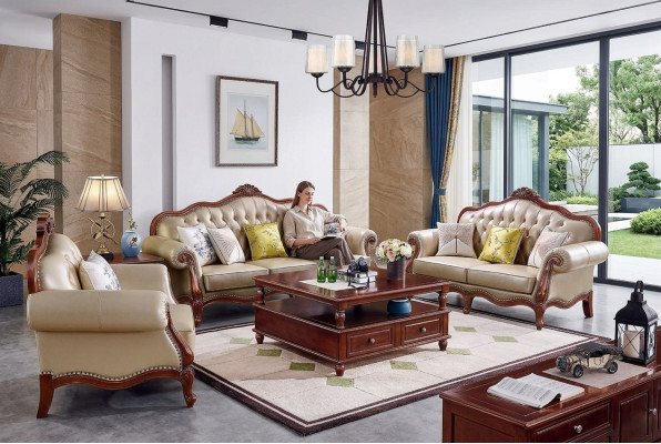 Klassischer Tische Holz Couchtische Tisch Wohnzimmer Couchtisch Möbel Design