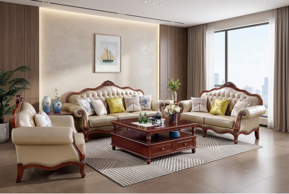Klassischer Tische Holz Couchtische Tisch Wohnzimmer Couchtisch Möbel Design