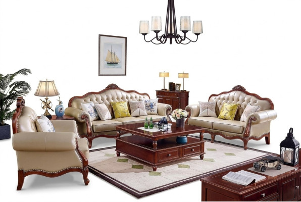 Klassischer Tische Holz Couchtische Tisch Wohnzimmer Couchtisch Möbel Design