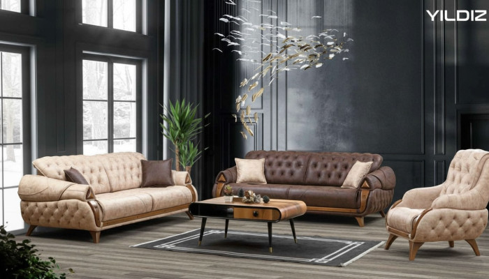 Sofa 3 Sitzer Sofas Leder Dreisitzer Polster Design Wohnzimmer Möbel