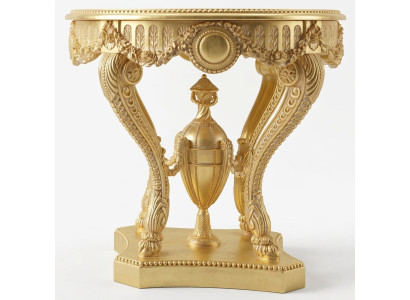 Couchtisch Beistelltisch Holz Wohnzimmer Tisch Möbel aus Italien Vintage Gold