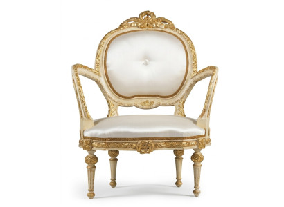 Esszimmer Stuhl Sessel Polster Möbel Klassische Italien Einrichtung Thron Neu