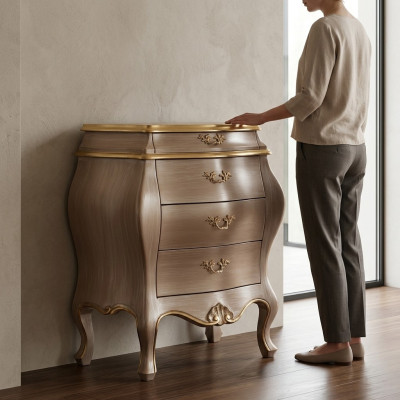 Nachttisch Design Tisch Möbel Nachttische Holz Schlafzimmer Beistelltisch Neu