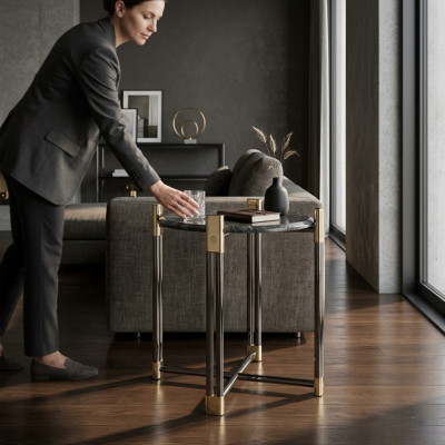Beistelltisch Couchtisch Designertisch Wohnzimmertisch Couchtische runder Tisch