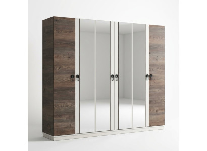 Kleiderschrank Schrank Schlafzimmer Schränke Holz Möbel Italienischer Stil Neu