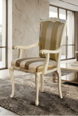 Stuhl Klassischer Design 1 Sitzer Lehnstuhl Holz Stühle Italienische Möbel Neu