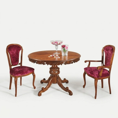 Designer Massivholz Esstisch Esszimmer Ausziehbarer Tisch Einsatzplatte