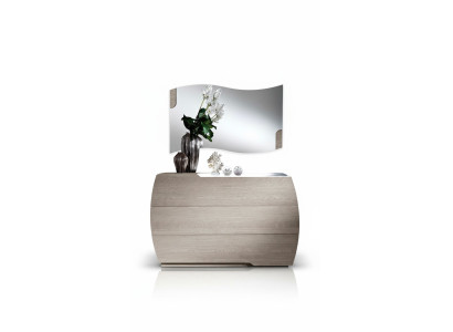 Kommode mit Spiegel Garnitur Kommoden Holz Gruppe Schlafzimmer Modern Set Neu