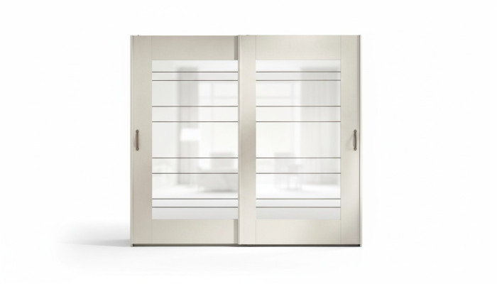 Luxus Kleiderschrank mit Schwebetüren Schlafzimmer Schrank Schränke Holz Modern
