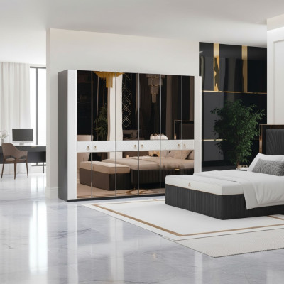 Schlafzimmer Schrank Holz Möbel Italienischer Stil Schränke Kleiderschrank Neu