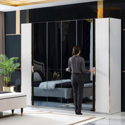 Kleiderschrank Möbel Schrank Italienischer Stil Luxus Schränke Schlafzimmer Gold