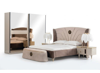 Betten Doppelbett Hotel Bettrahmen Doppel Holz Möbel Bett Polster Luxus Design