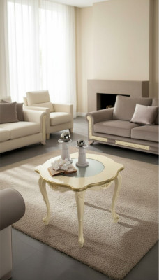 Beistelltisch Wohnzimmer Holz Tische Beistell Möbel Italien Couchtisch Tisch