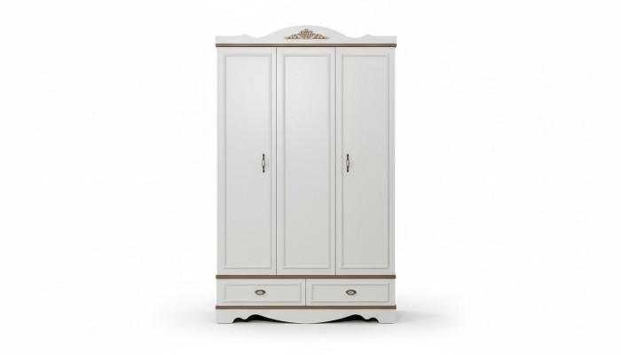 Kleiderschrank Luxus Klassischer Schrank Möbel Holz Schlafzimmer Schränke Weiß