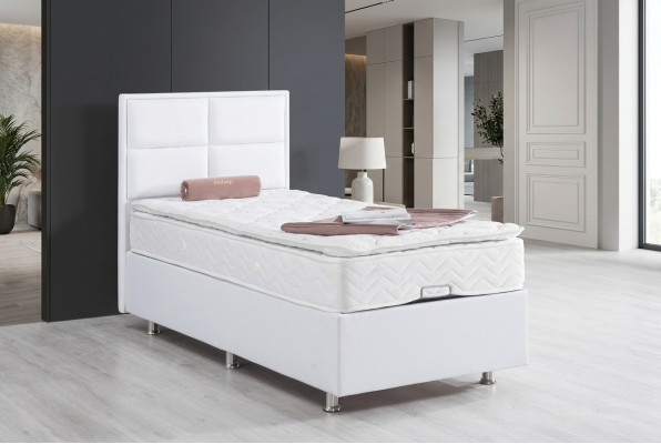 Boxspring Bett Einzelbetten Möbel Betten 120x200cm mit Matratze Doppel