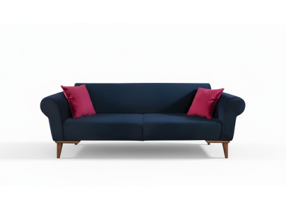 Moderner Sofa 3 Sitzer Textil Couch Dreisitzer Polster Möbel Stoff