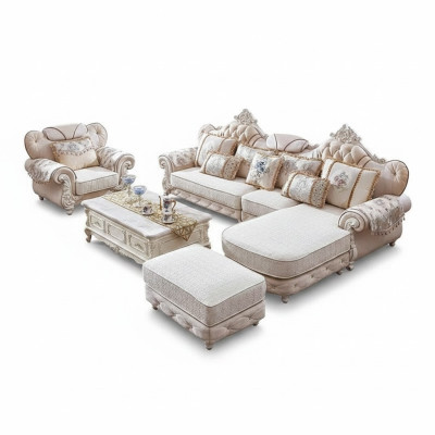 Klassische Eckcouch Ecksofa Eckgarnitur Wohnlandschaft Sofa Couch L Form