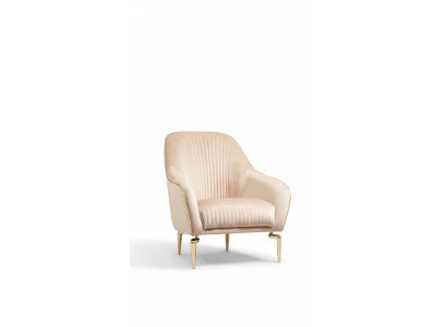 Sessel Einsitzer Luxus Polster Sitz Designer Textil Sitz Stoff Modern