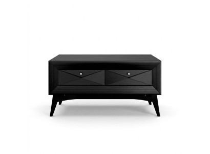 Ständer rtv Lowboard Sideboard Tisch Wohnzimmer Modern Holz Schwarz Design
