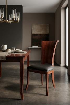 Esszimmer Stuhl Sessel Esszimmer Stühle Lehnstühle Sitz Holz Braun Barock Möbel