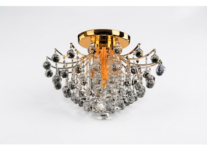 Goldener Zierkronleuchter Deckenleuchter Lichtkristallleuchte Luxus Lampe
